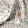 Printed Cotton KASSEM Ecru / Linen